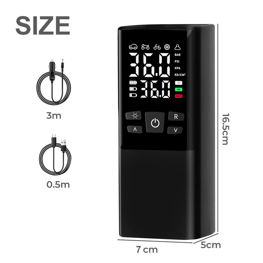 Cordless digital tyre inflator – photo 1