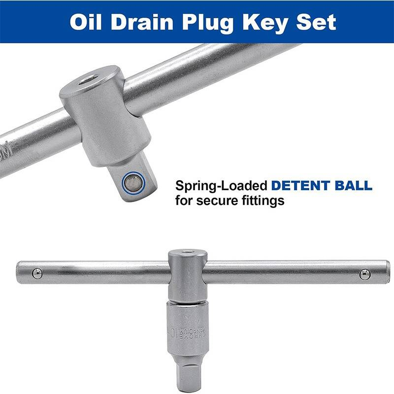 22-Piece 3/8" Drive Sump Plug Key Set - image 3