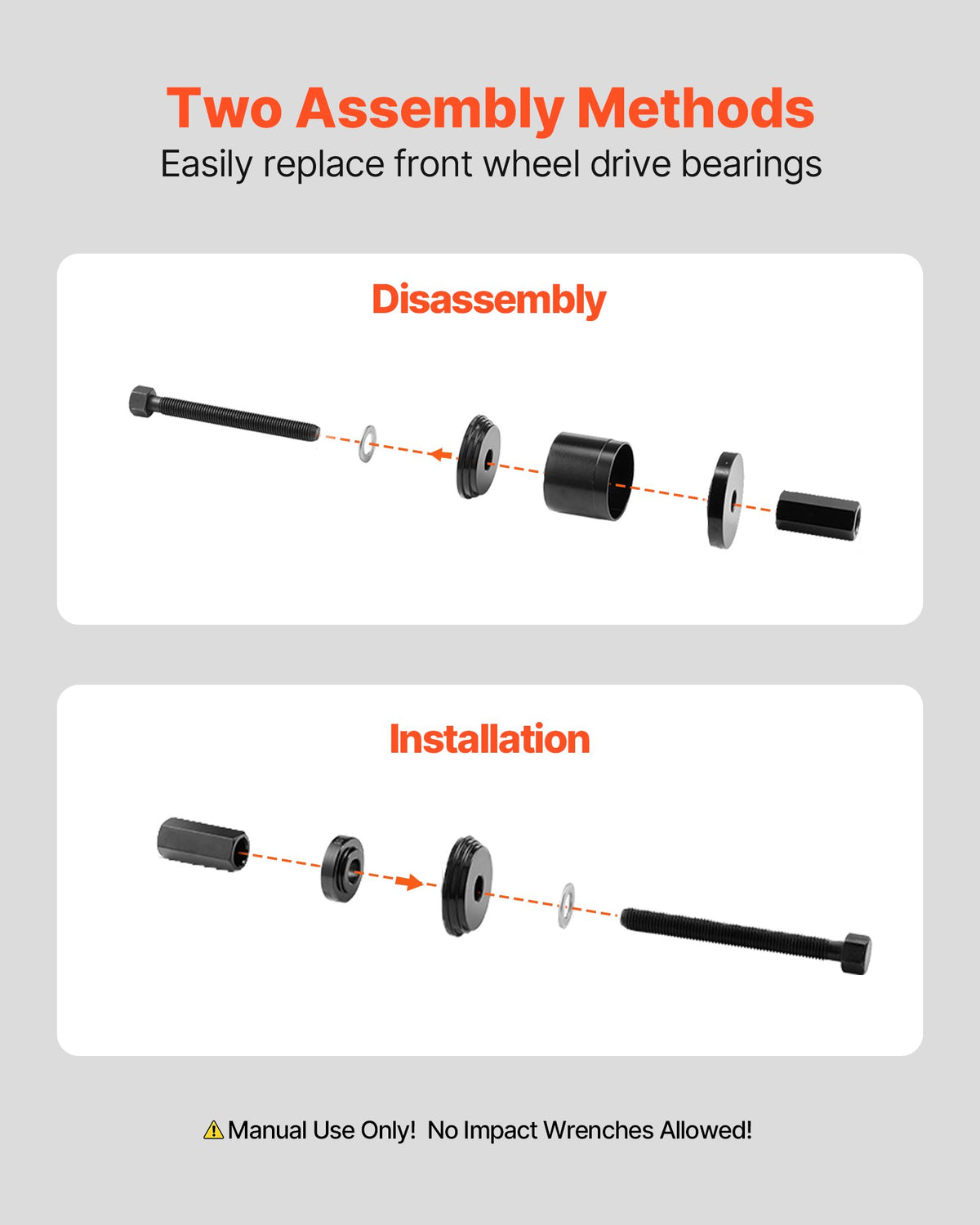 VEVOR wheel bearing press kit – photo 3