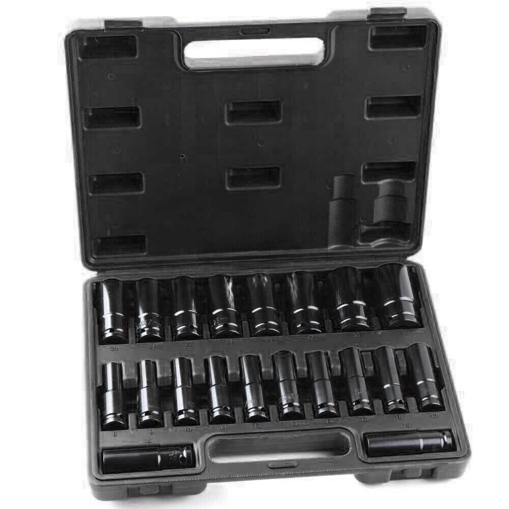20-Piece 1/2" Drive Deep Impact Socket Set, 8–32 mm - image 5