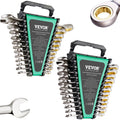 VEVOR metric and SAE ratcheting combination spanner set