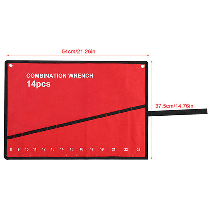 14-Pocket Canvas Tool Roll - image 1