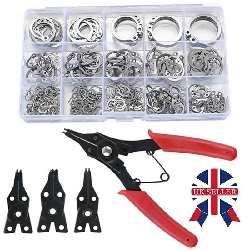 External Circlip Assortment, 8–26 mm, 304 Stainless Steel - image 4