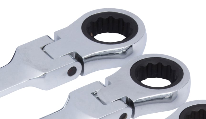 Blue Spot Tools 8-Piece Flexible Metric Ratchet Spanner Set (8-19mm)
