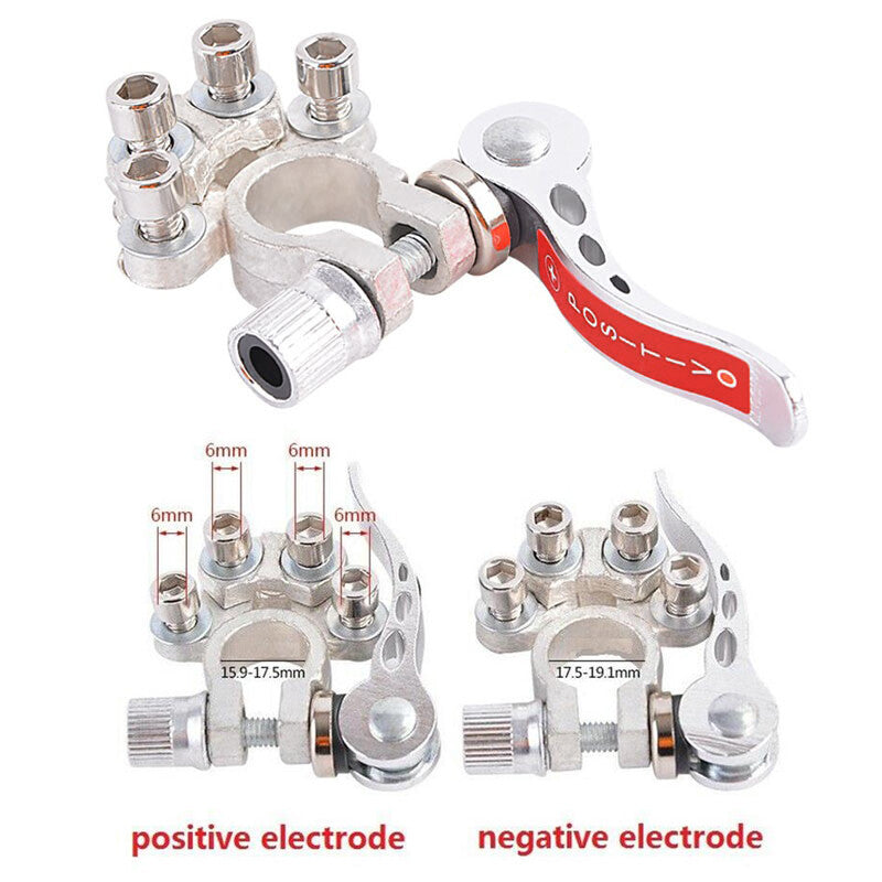 Copper Battery Terminal Clamps, Pair - image 4