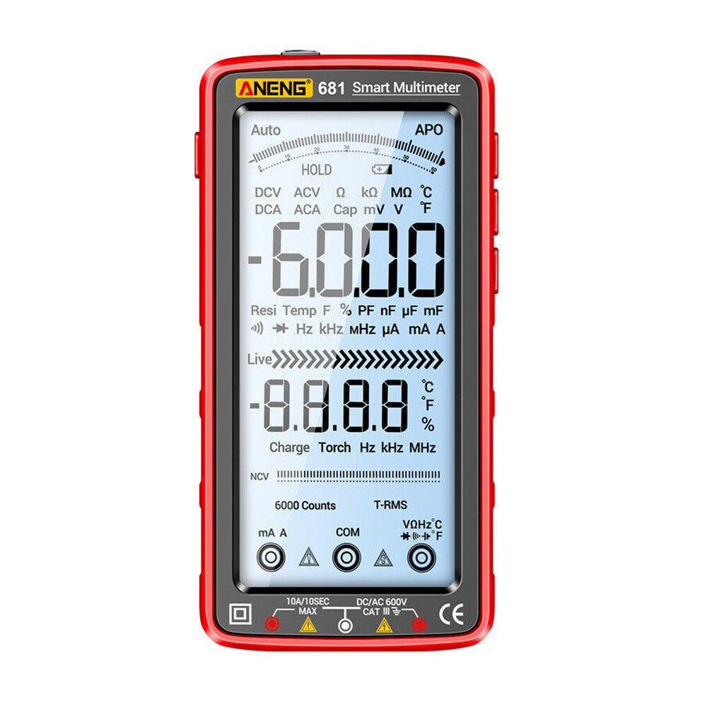 6000-Count True RMS Digital Multimeter, Rechargeable - image 2