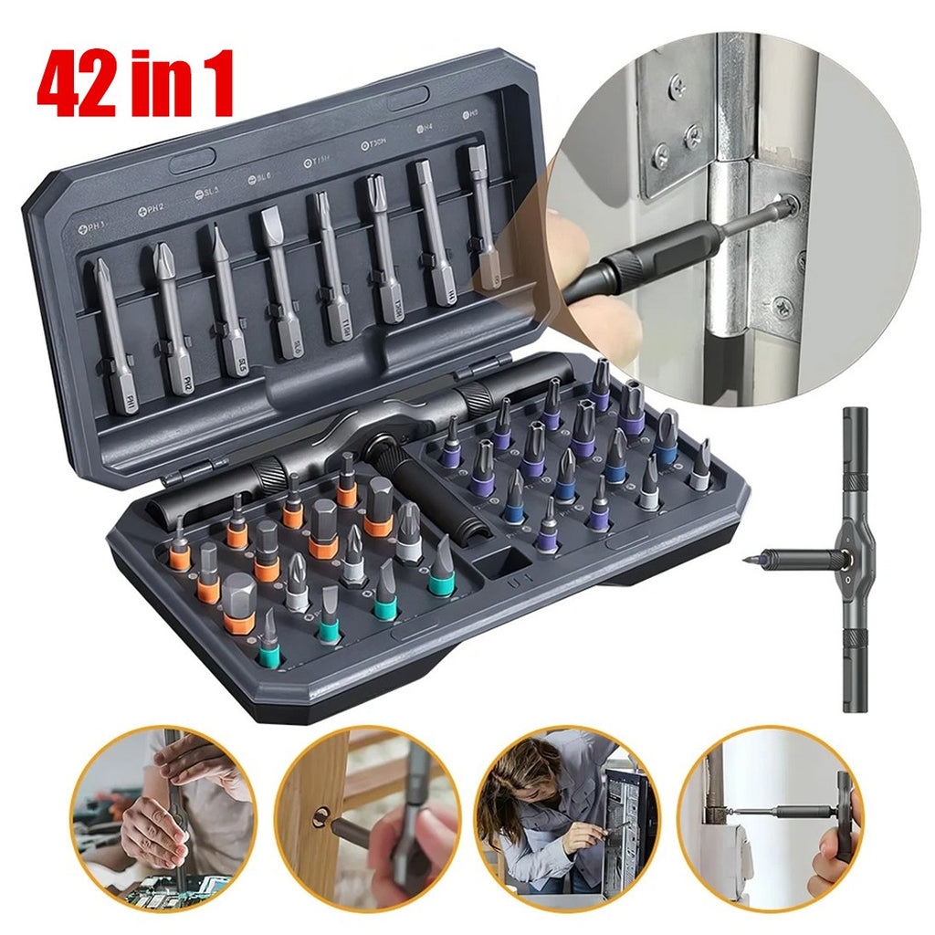 42-in-1 Magnetic Ratchet Screwdriver Set - image 4