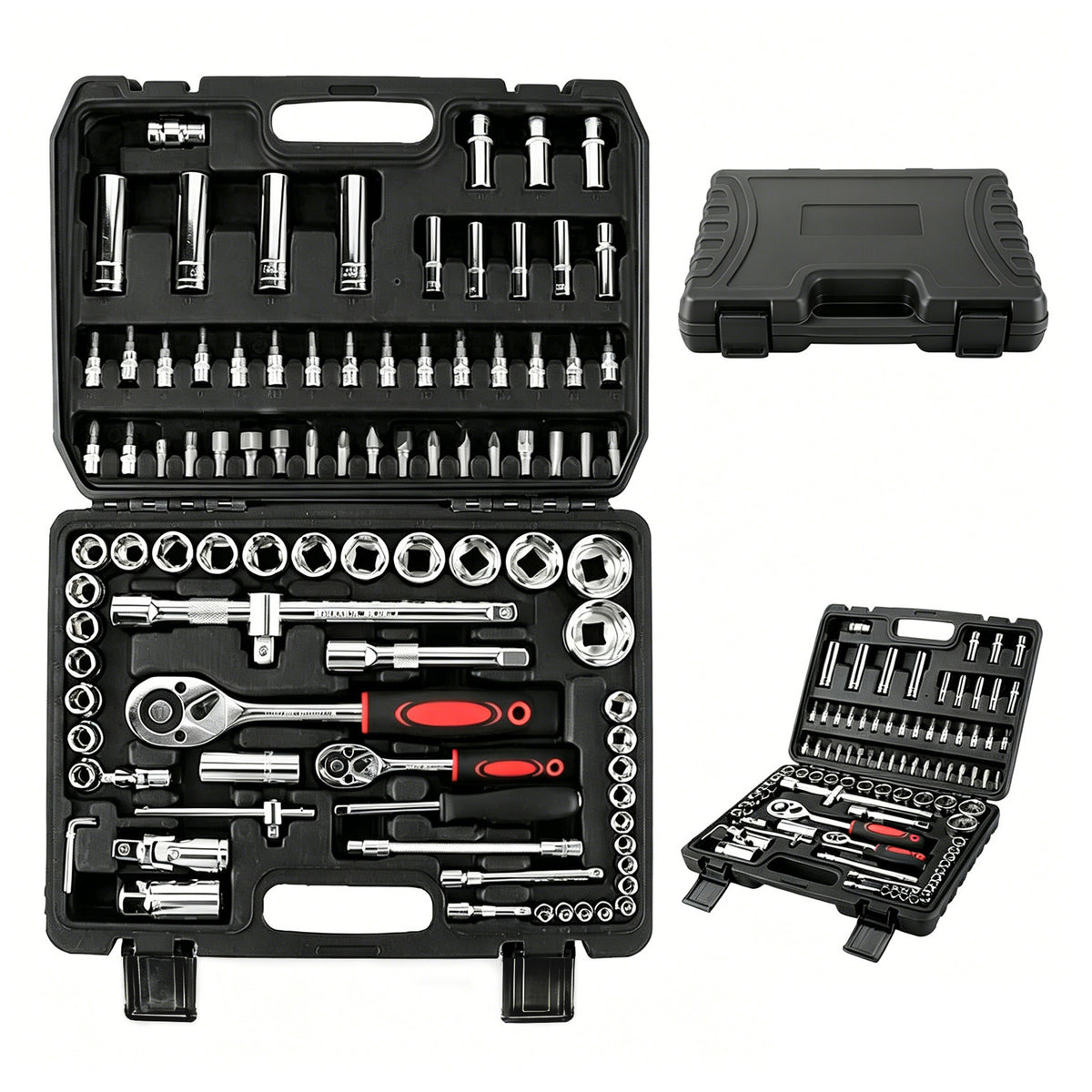 94-Piece 1/4" & 1/2" Drive Socket and Bit Set - image 1