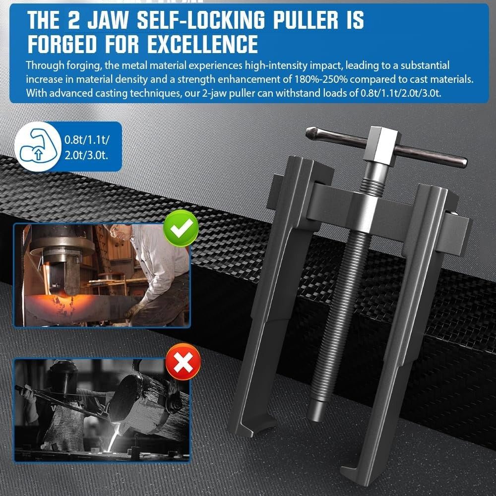 2-Jaw Gear & Bearing Puller, 20–85 mm - image 3