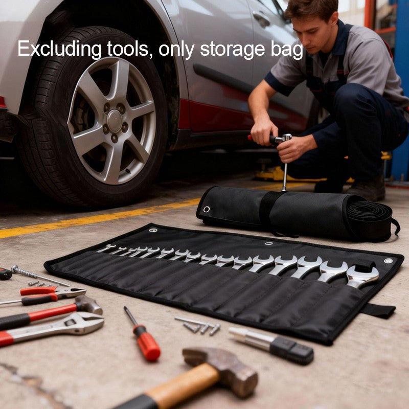 16-Pocket Canvas Tool Roll - image 4
