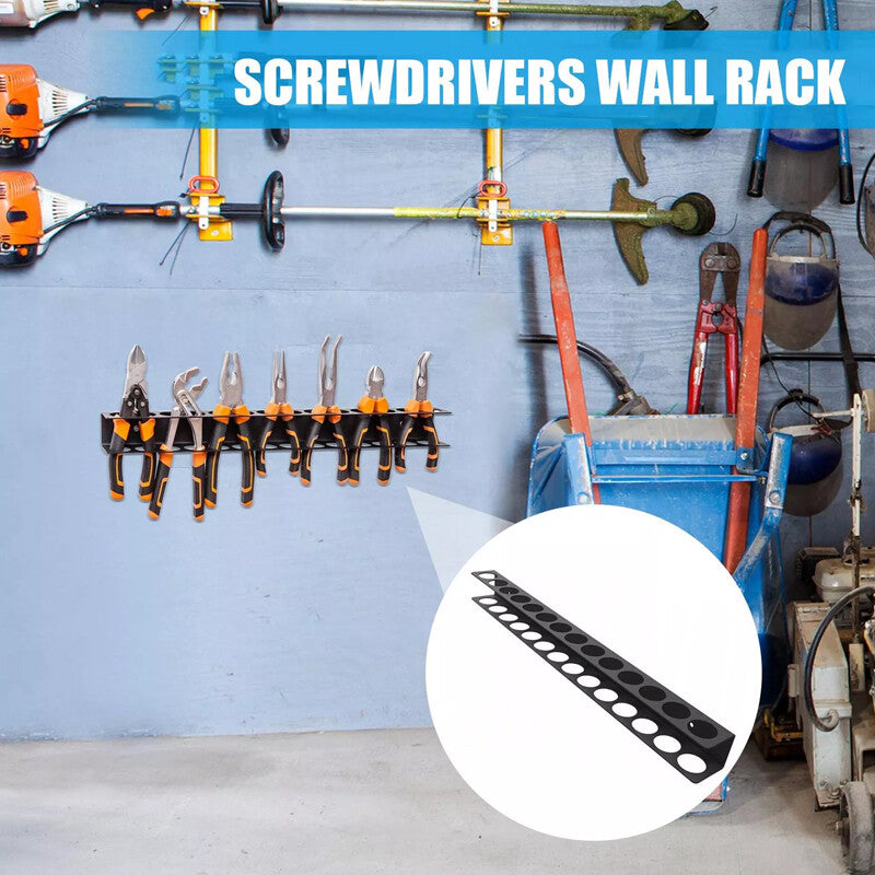 Wall-Mounted Screwdriver Rack, Holds 14 - image 6