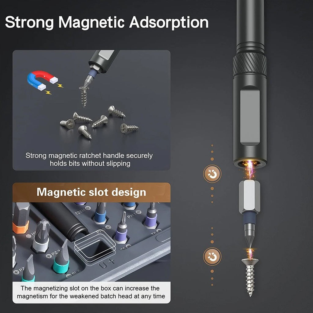 42-in-1 Magnetic Ratchet Screwdriver Set - image 3