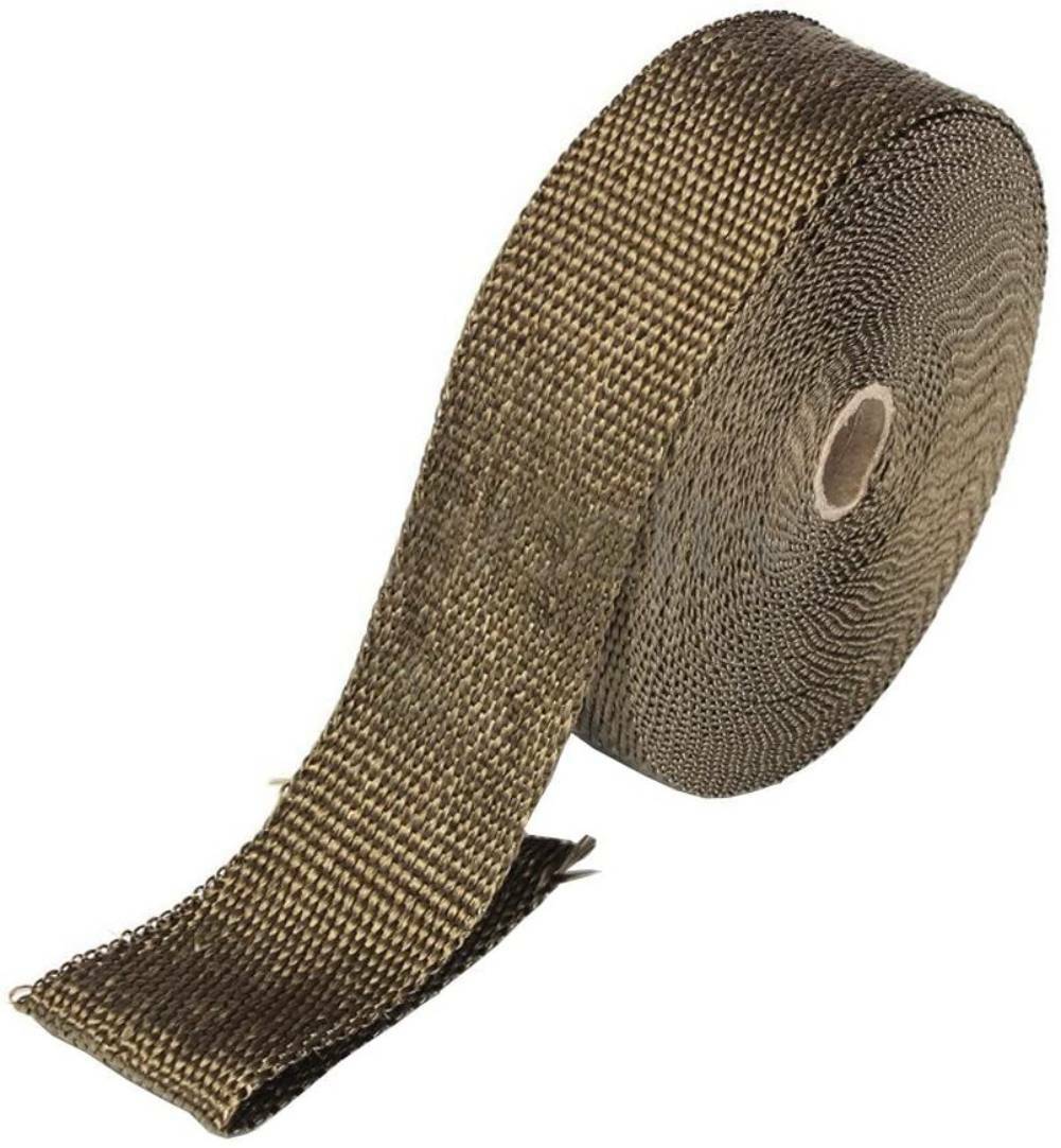 Titanium Exhaust Heat Wrap, 20 m, with 20 Stainless Ties - image 4