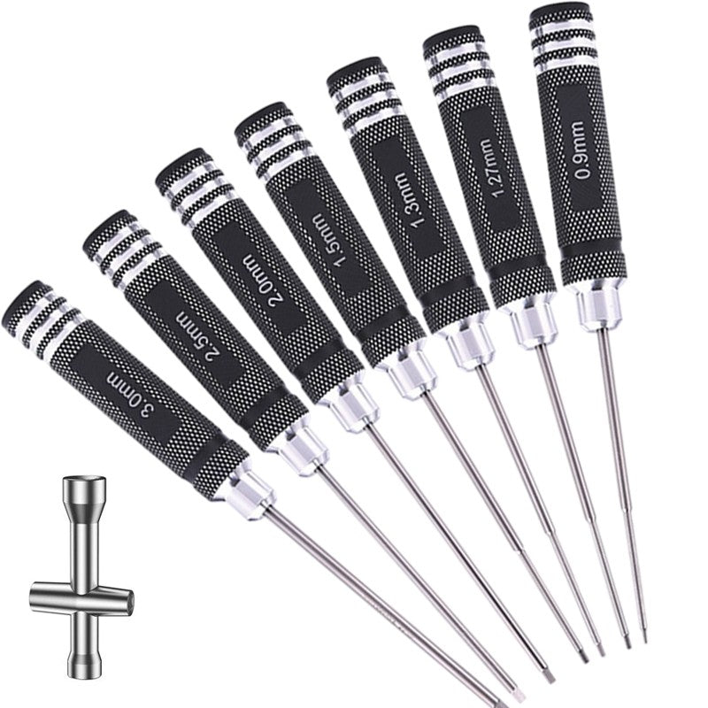 7-Piece Precision Hex Screwdriver Set, 0.9–3.0 mm - image 5